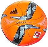 adidas Fußball DFL Torfabrik Winterball, Solar Orange/Silver-/Iron Metal/Black, 5, AC2030