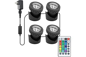 RGB Underwater Waterfall Lights: Enhance Your Outdoor Ambiance