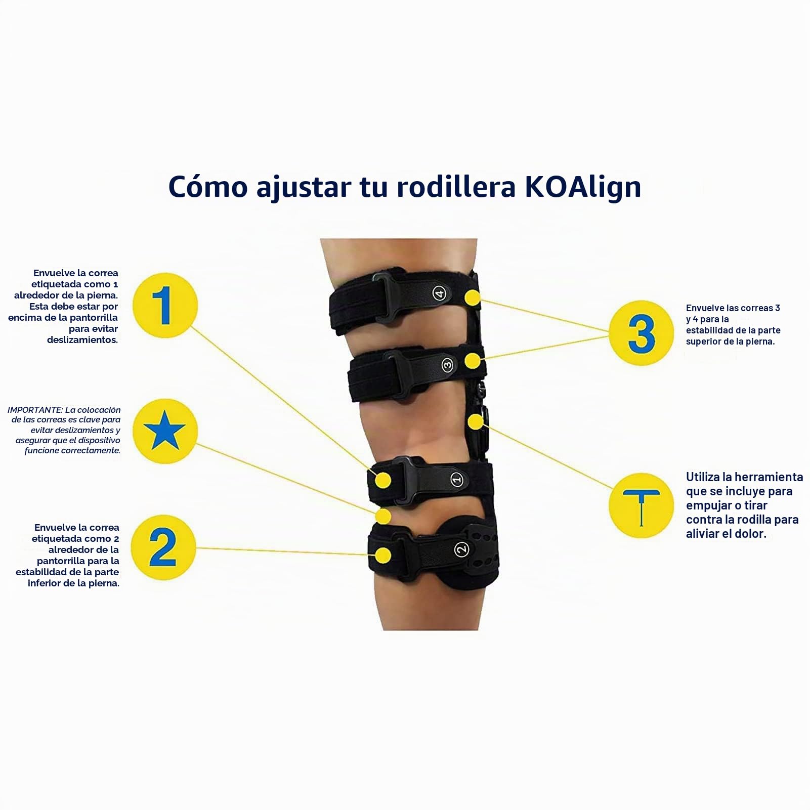 Rodillera con bisagras, Rodillera de descarga medial, Rodillera ajustable Inmovilizador de recuperación, Rodillera ortopédica con bisagras, Menisco de rodillera de descarga, Rodillera de descarga
