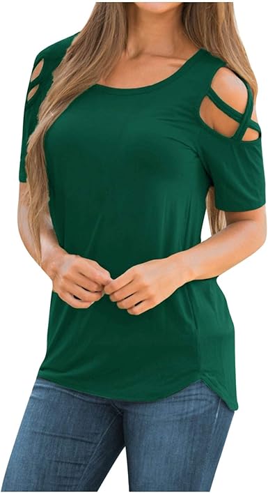 cold shoulder boho tops