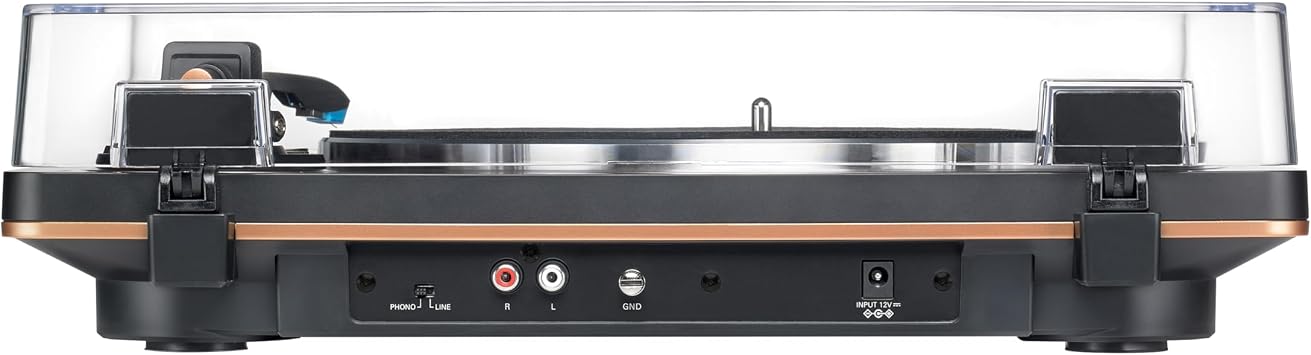 Audio-Technica AT-LP70X القرص الدوار التلقائي (أسود/برونزي)