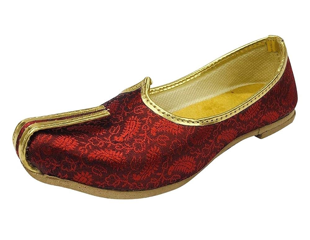 Designer Ethnic Punjabi Mojari Juttis for Boys, Little, Big Kid, Shoes for Boys (Toddler) Sherwani Shoes Designer Kurta Shoes