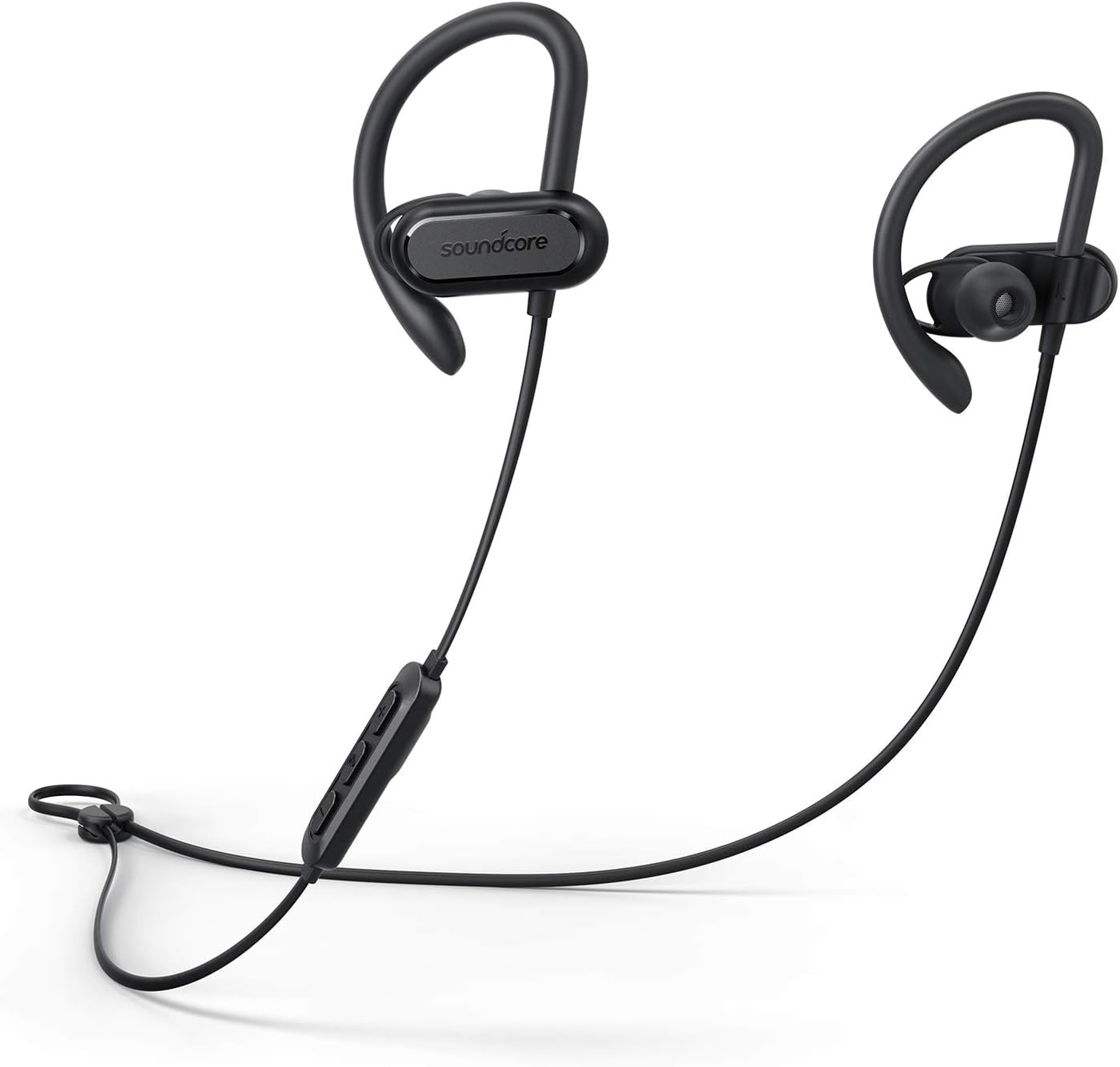 Soundcore Spirit X 2019 Version Wireless Sports Earphones, Bluetooth Headphones with IP68 Waterproof Protection, SweatGuard, Intense Bass, 18H Playtime, Wireless Earbuds for Running, Workout, Sports