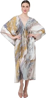 Kaftan Dresses - Long Caftan for Women with Pockets - Holiday Dress Loungewear & Beach Ready Cover-Ups