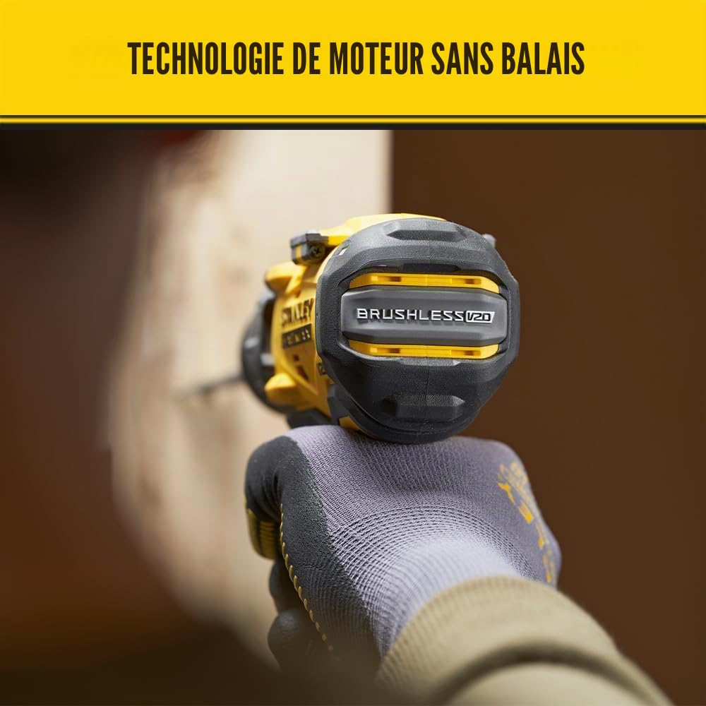 STANLEY Perceuse-visseuse sans fil FATMAX 18V V20, (outil seulement), SFMCD725B-XJ