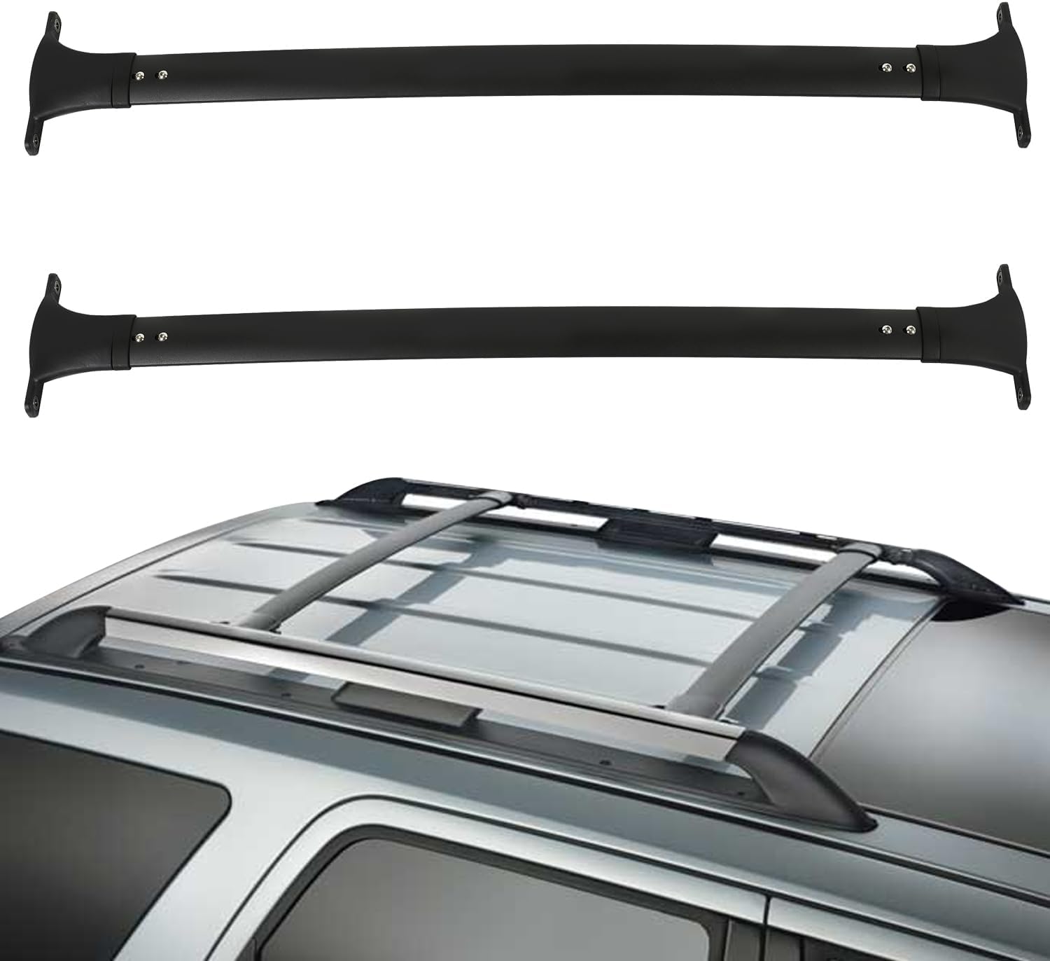 OCPTY Cross Bars Roof Rack for Nissan Murano 2009-2014 Luggage Racks Rooftop Cargo Carrier Bag Luggage Kayak Canoe Bike Snowboard Skiboard