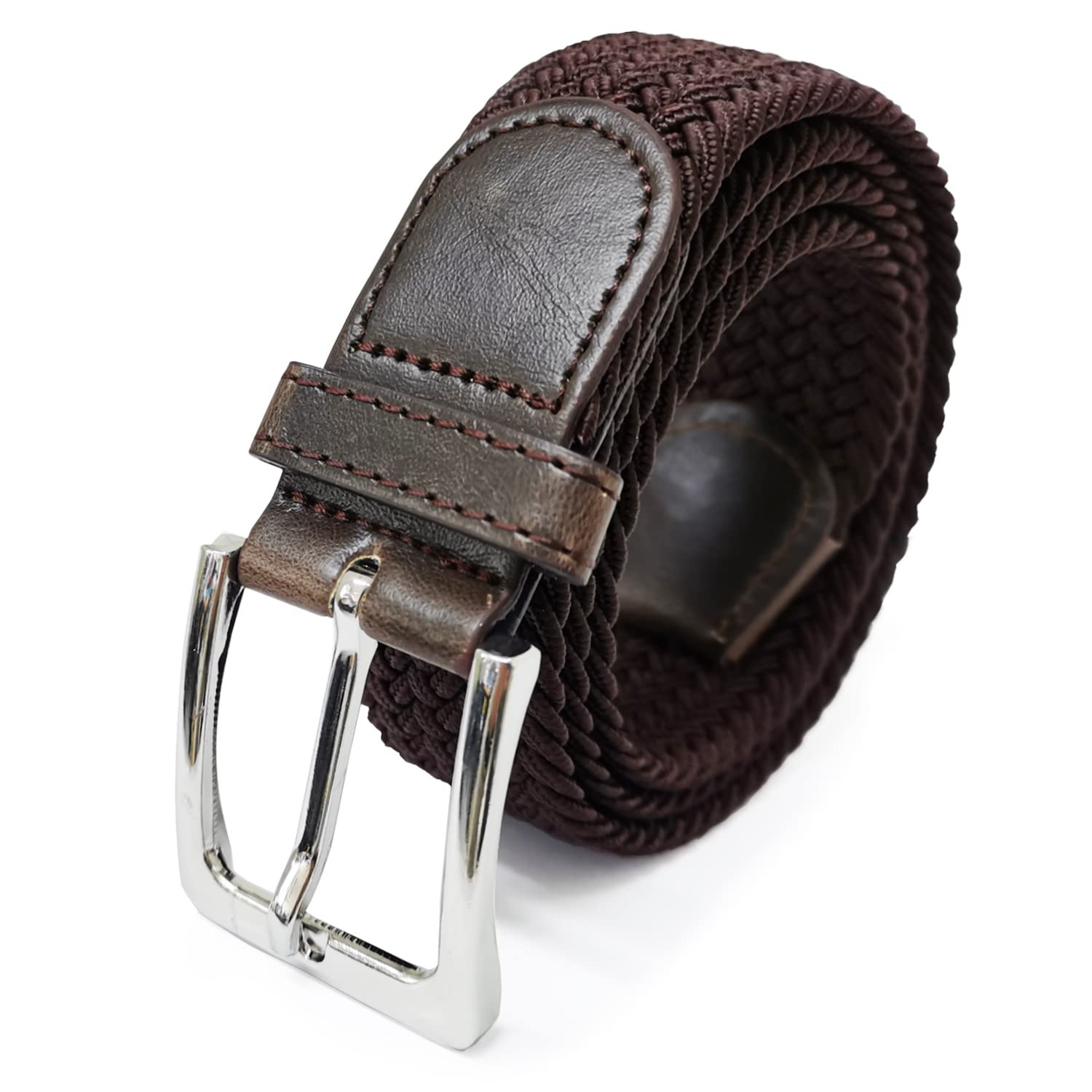 GLAMEXX24 Cintura Elastica Intrecciata per Uomo e Donna, Unisex Casual Cinture in Tessuto Elasticizzata Regolabile per Jeans