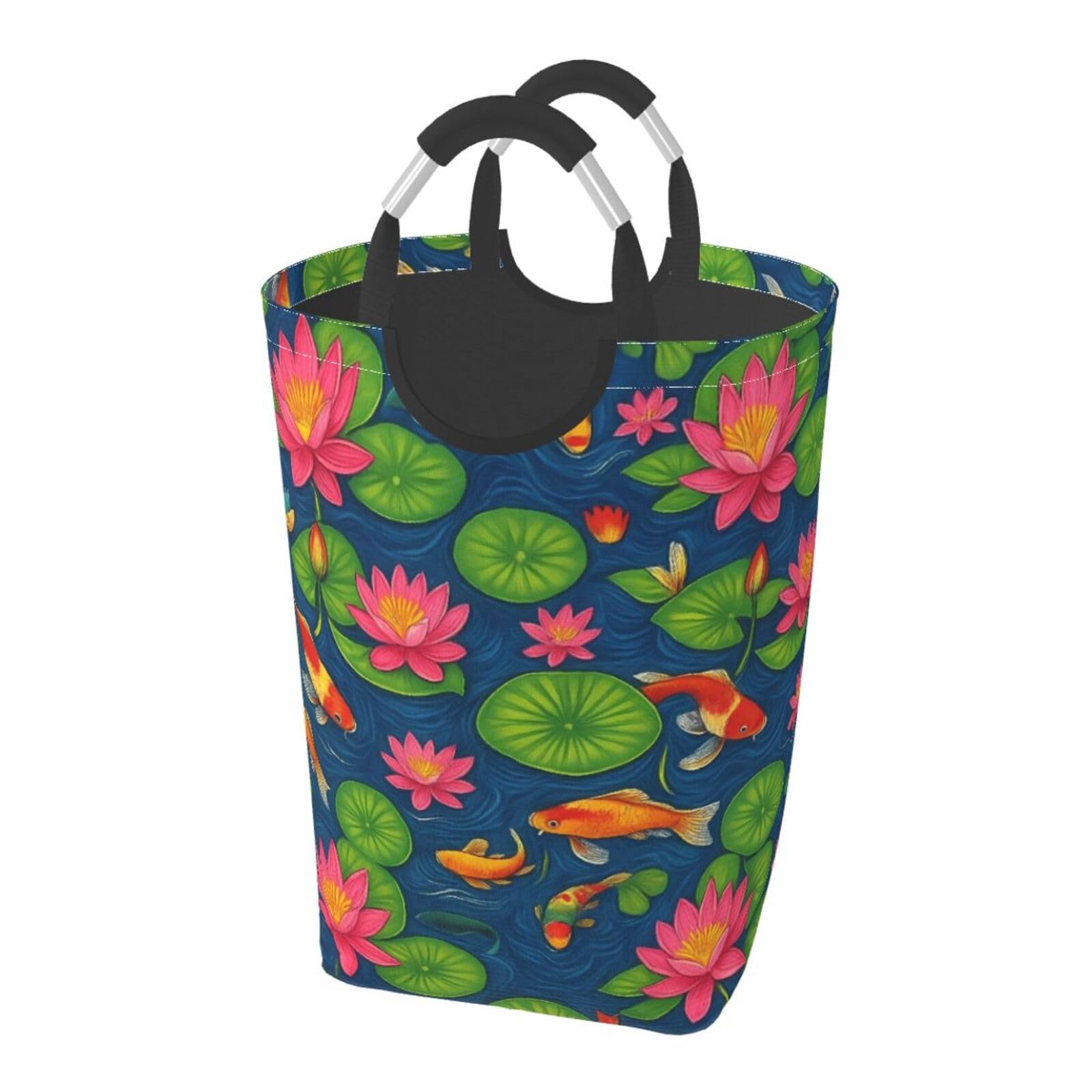 Panier à linge imperméable pliable bac à linge Oxford carpes koï