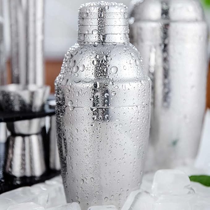 Kit de Bartender, Set Coctelera 19 Piezas Acero Inoxidable miniatura 2