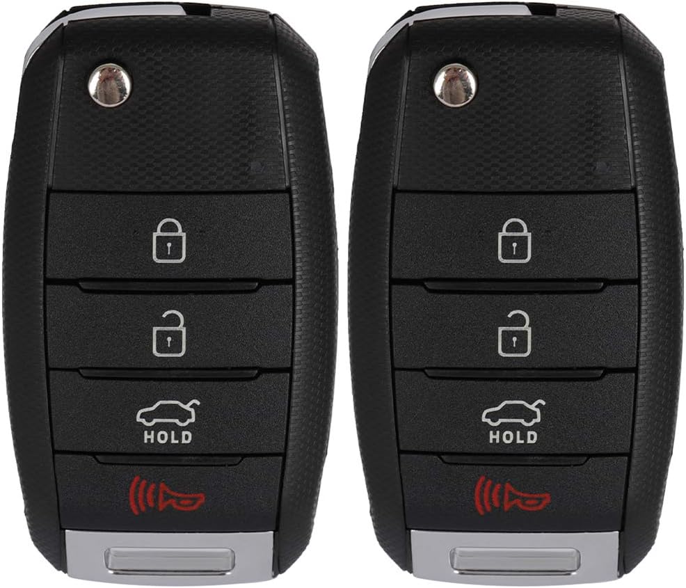 2 X Flip Key Fob for Kia for Sorento for Kia for Rio for Kia for Sportage 2013-2017 TQ8-RKE-3F05 TQ8RKE-3F05 95430-1U500-315MHz