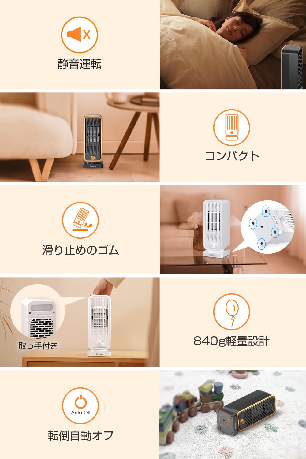 Amazon | 【2025冬モデル】 セラミックヒーター 小型 電気ファン