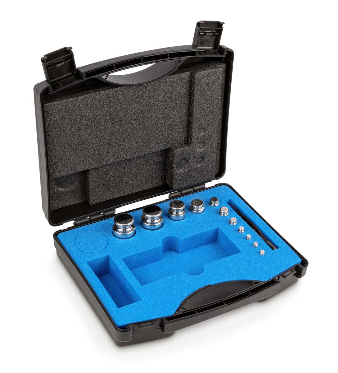 Kern 326-044 + 962-417 - Juego de pesas, clase F1, Forma ECO, Acero inoxidable pulido, con certificado de calibración DAkkS