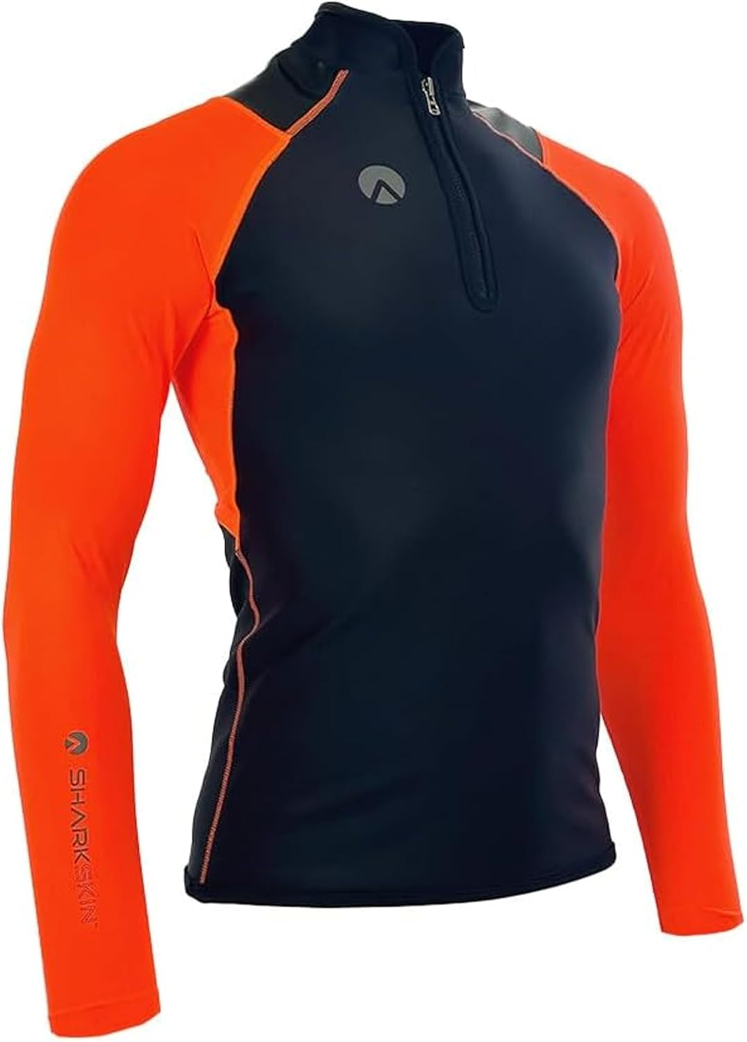 Sharkskin Men's High-Performance Long Sleeve Top (Orange)