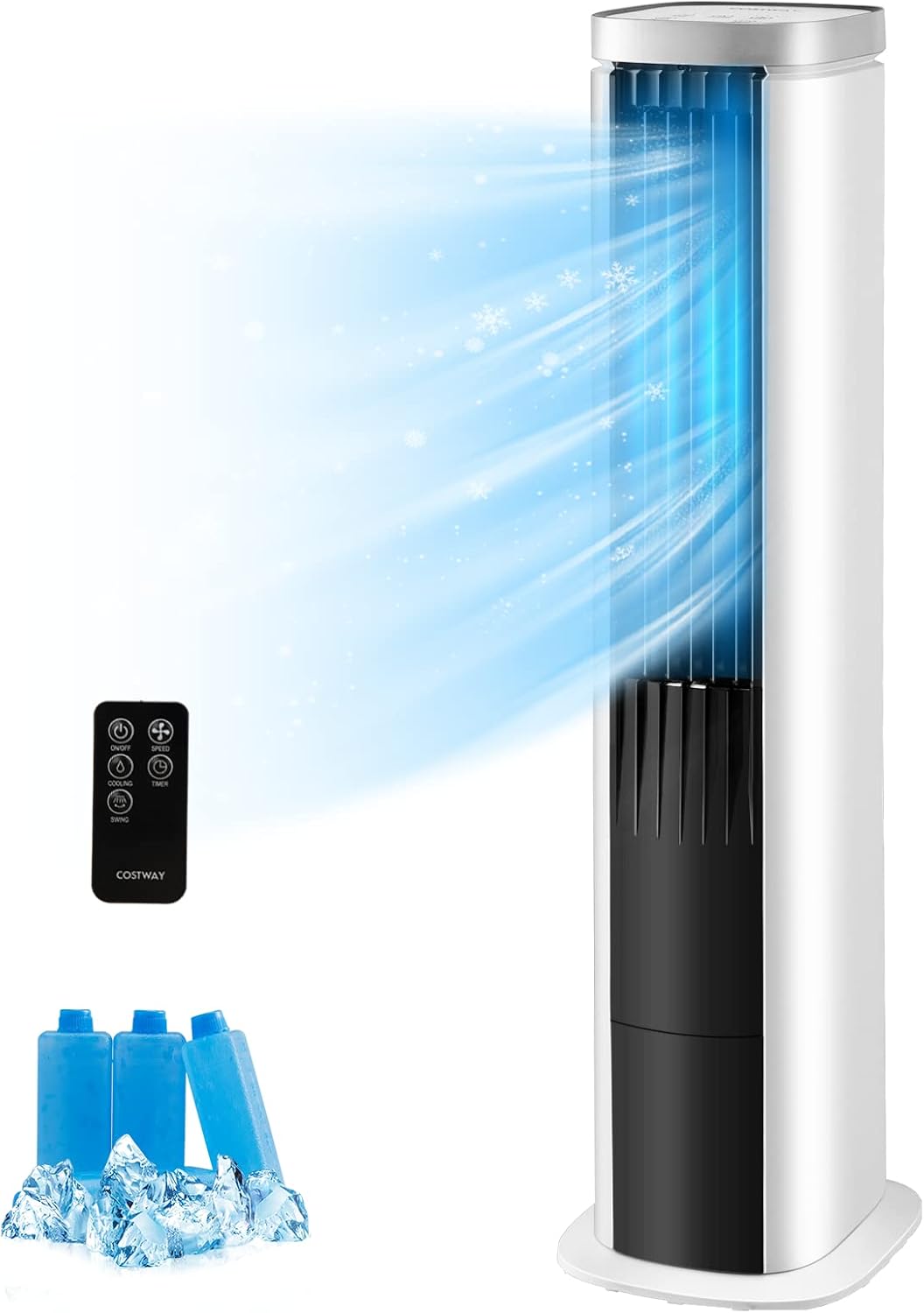 COSTWAY Evaporative Air Cooler, 40-Inch Bladeless Togo Ubuy