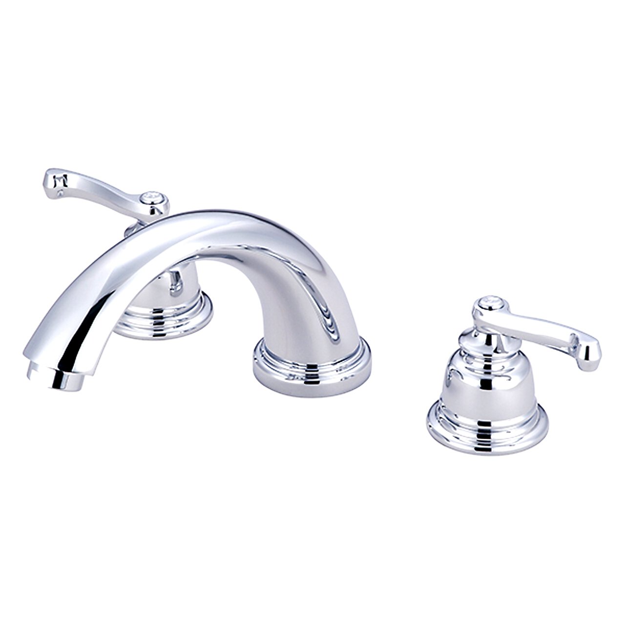 Pioneer 4BR730-BN Two Handle Roman Tub Set, PVD Brushed Nickel Finish