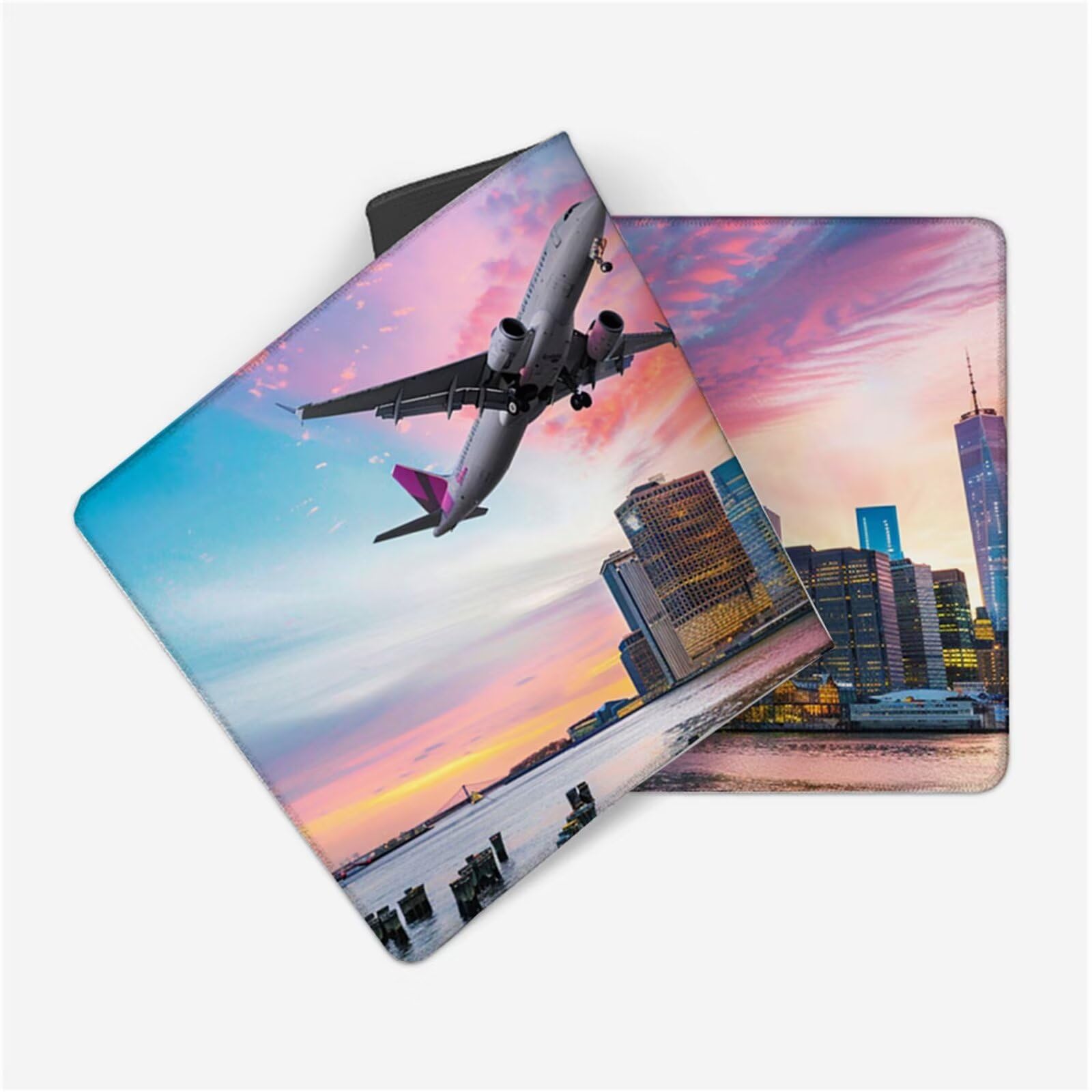 Rosa Tappetino Mouse Gaming XXL 1600x800x3mm Tappetino Scrivania Esteso con Bordi Cuciti Tappeto Scrivania Antiscivolo Migliora precisione e velocità, per Tablet e PC Accessori Scrivania Aereo H2-458