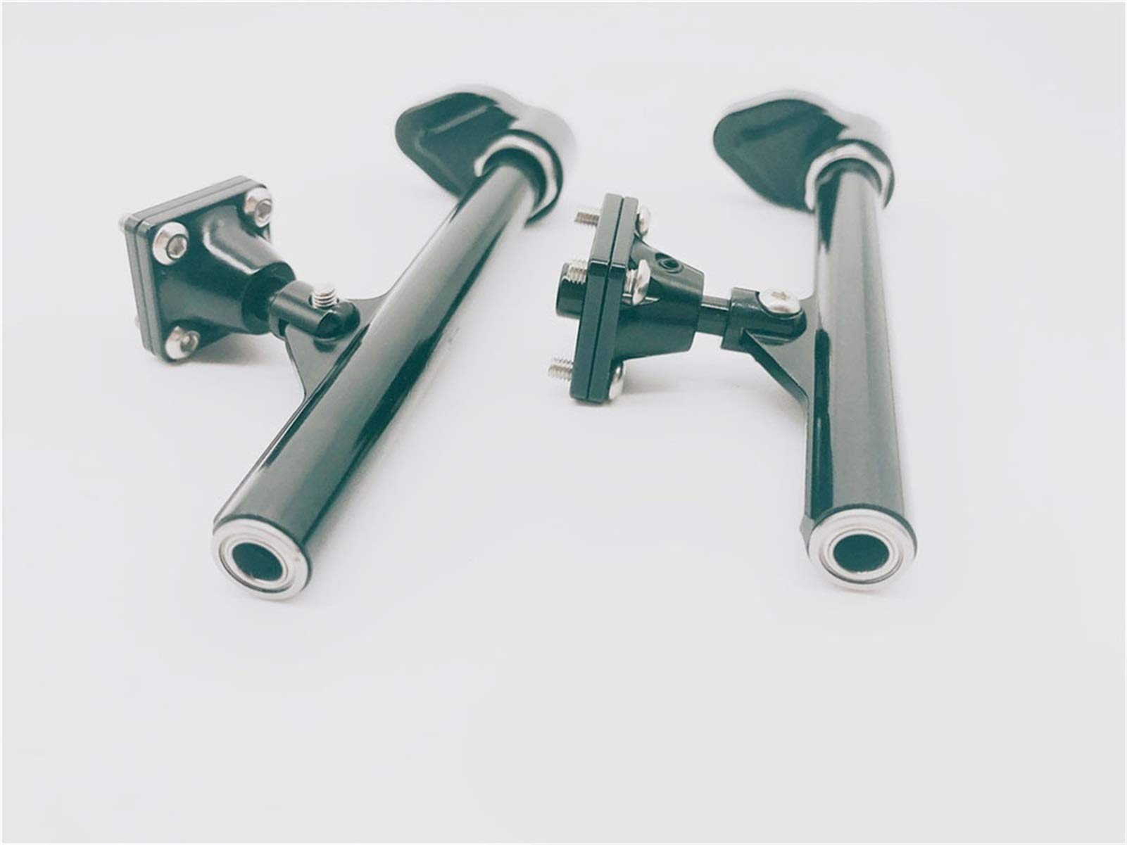 Druckerteile 4,76 mm Flexible Wellenhalterung Motorwellenbefestigung Halterung Lagerbuchse Aufhänger 110 mm Ersatzteile Geeignet für CAT Bootsmodell Ersatzteile (Farbe: 2 Stück Schwarz)