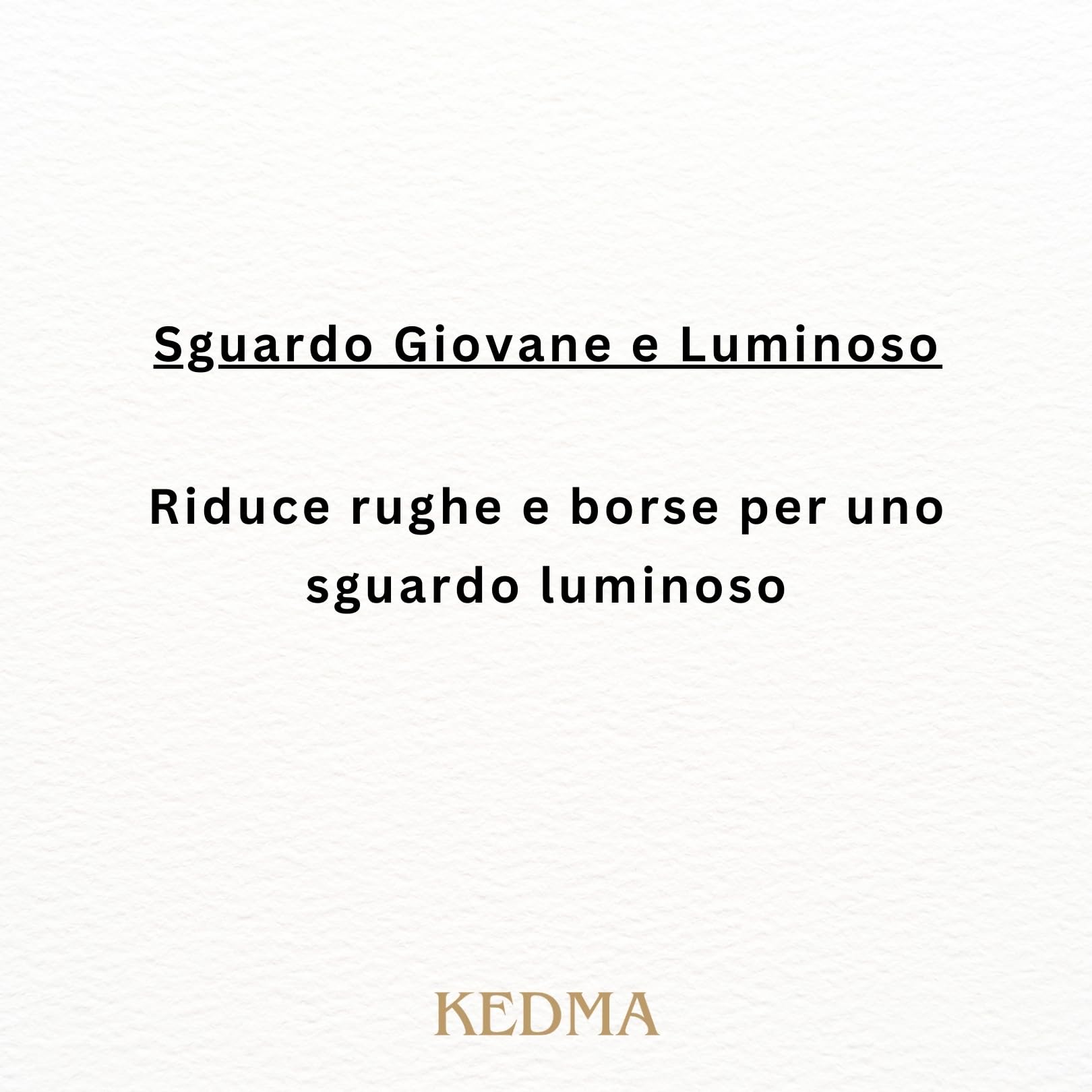 KEDMA - Crema Occhi Anti-Età al Collagene e Minerali del Mar Morto - 50g | La crema occhi al collagene idrata il contorno occhi e aiuta ad attenuare borse e linee sottili.
