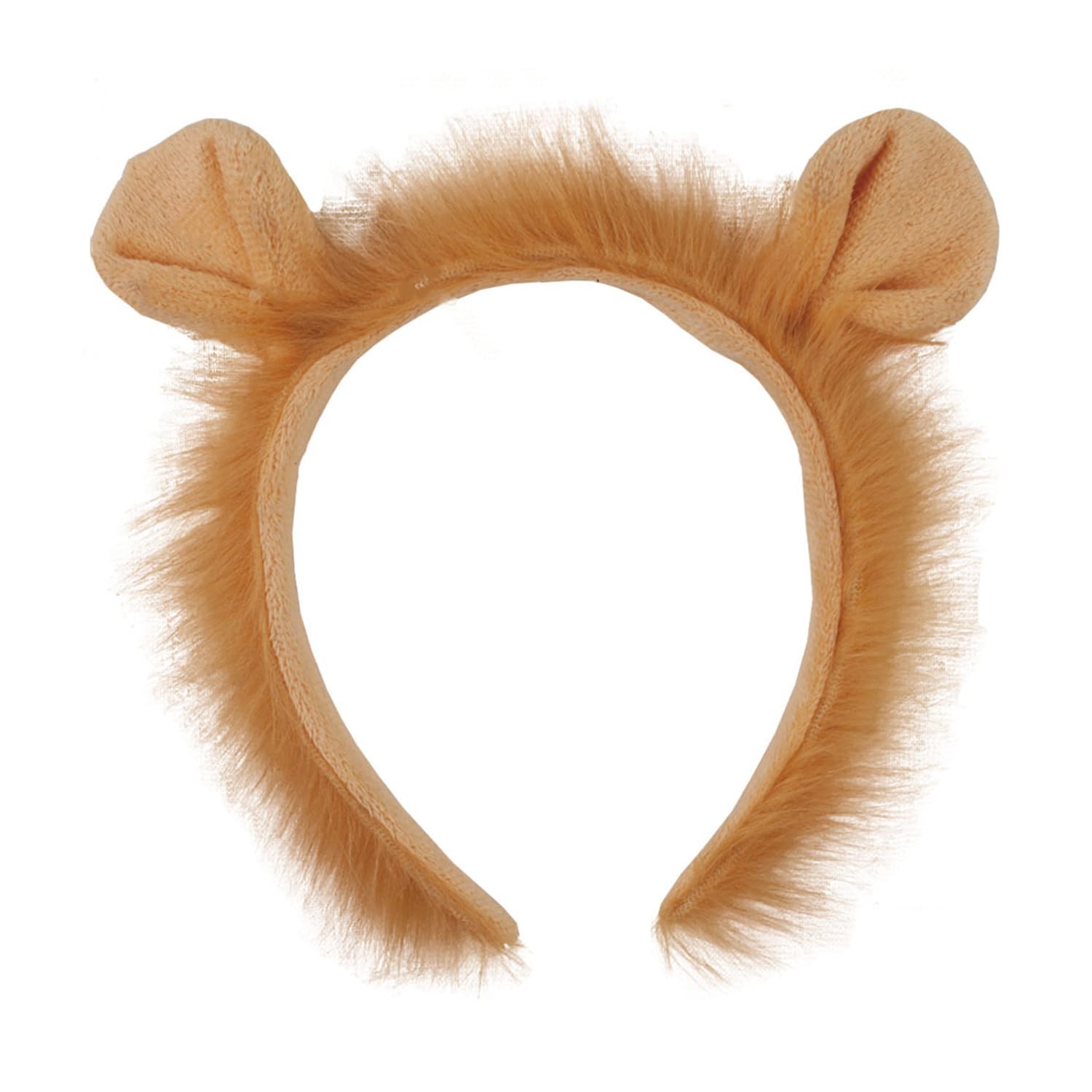 BORFUE Lion Headband with Ears and Mane Costume Lion Headband Halloween Animal Cosplay Accessories for Fancy Dress Party Kids Adults Use