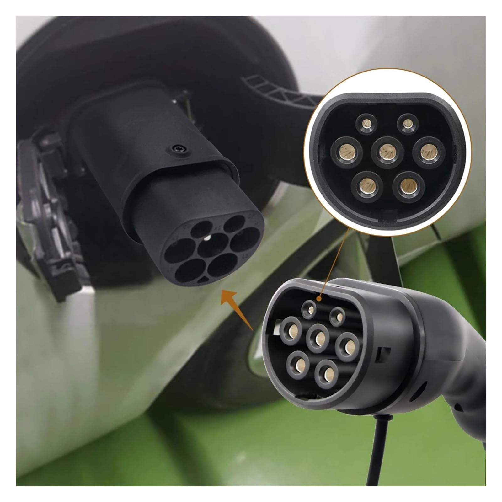 Amazon.co.jp: 電気自動車用充電アダプター 16A/32A EV 充電器アダプタ