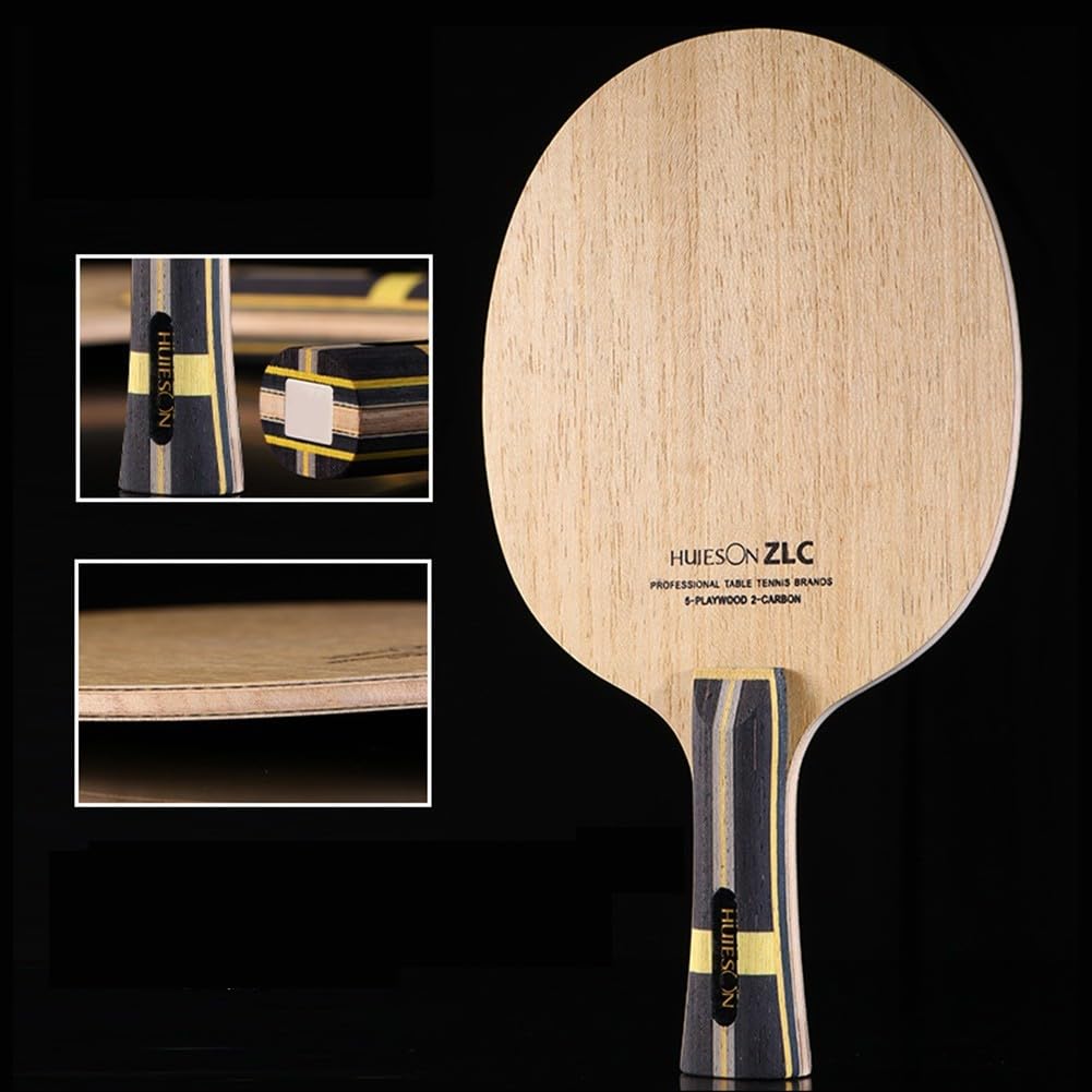 DAZZLEEX Bate de tenis de mesa de madera para entrenamiento profesional, pala de tenis de mesa, bate de para ping pong profesional para entrenamiento de tenis de mesa (mango largo), 2002632123