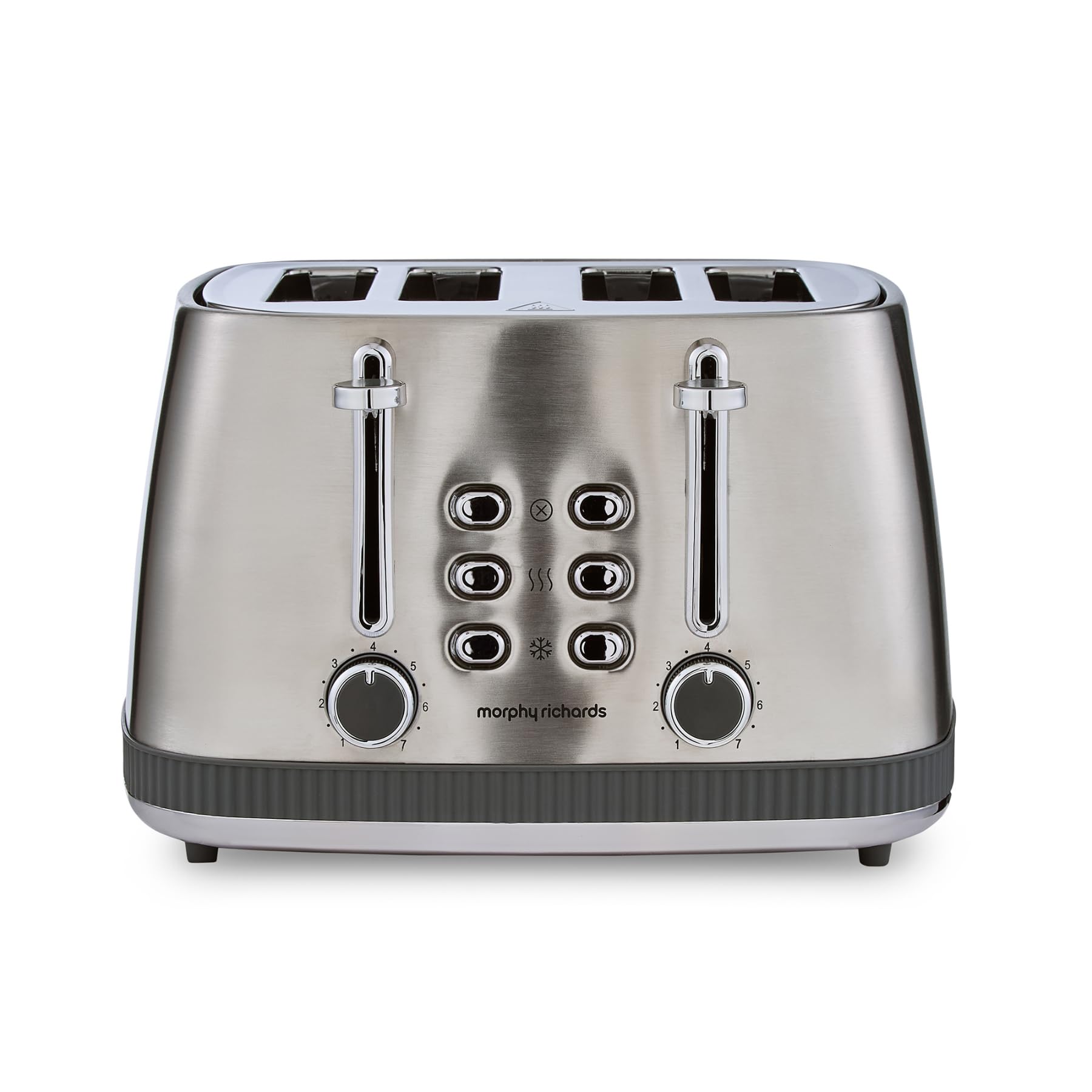 Morphy Richards Morphy Richards Mexborough 4 Slice Toaster, Stainless Steel, Independent Operation, Browning Controls, Removable Crumb Tray, Ant