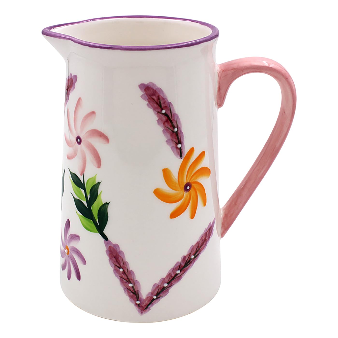 Lesser & Pavey Lynsey Johnstone Sunflowers Jug for All Types of Kitchen | Ceramic Jug for Multiple Use in The Kitchen | Beautiful Jug for Milk or Cream | Jugs for Everday Use
