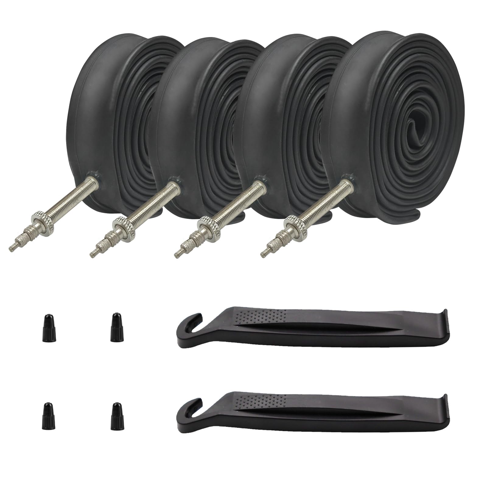 Bike Tubes,28 700x28/32C 700X28C 700X32C 48mm Presta Valve 622 700 28C 32C Inner Tubes (4 Packs)