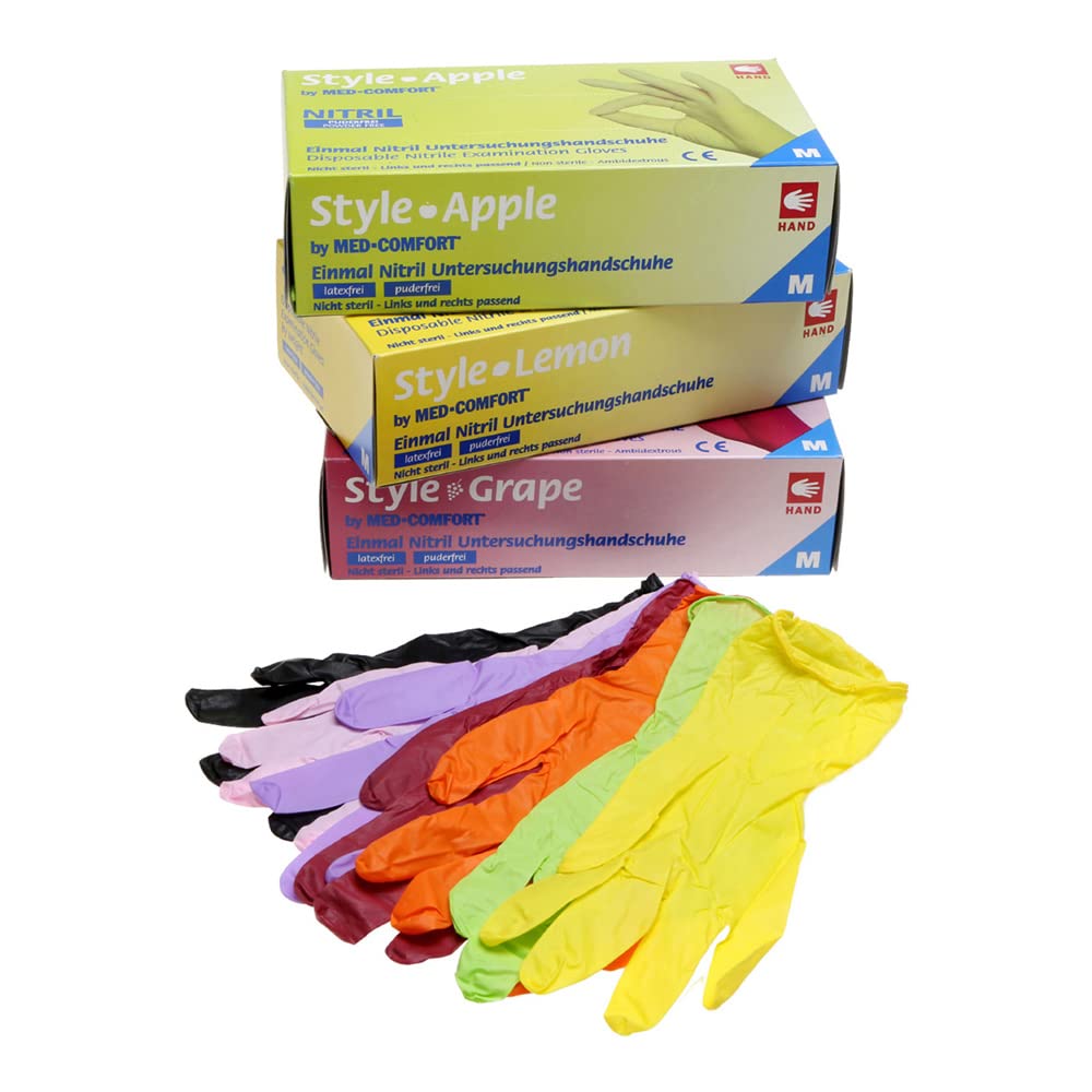 neoLab 1-0811 Nitril Einmalhandschuhe, Größe M, Blau, 100 Stück