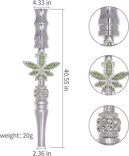 Miniatura 3 de Boquilla de puntas de cachimba, accesorios para cachimba, manguera de Shisha Nargila, boquilla de cigarrillos para mujer, boquillas de diamantes de