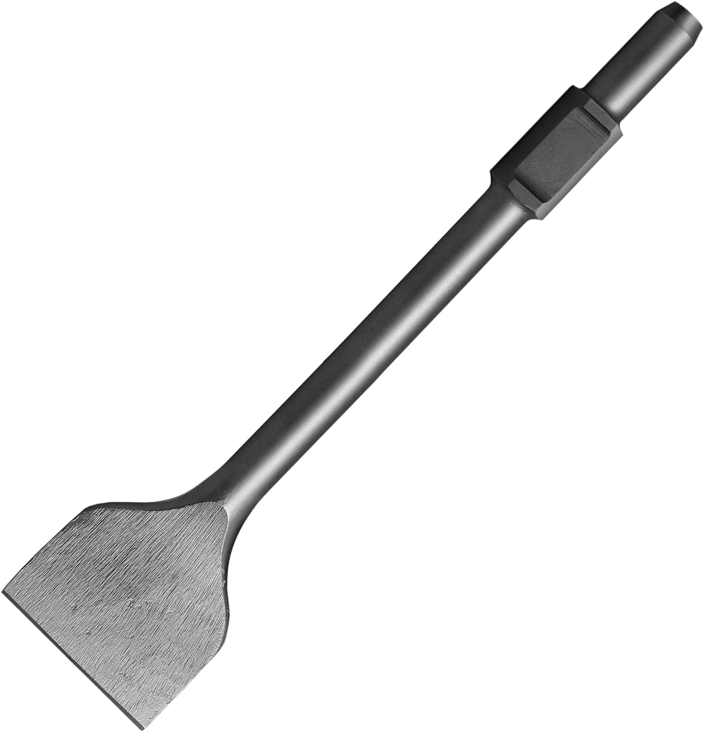 Toolman Flat Chisel 118'' Hex Scraping Bit for Demolition Demo Jack