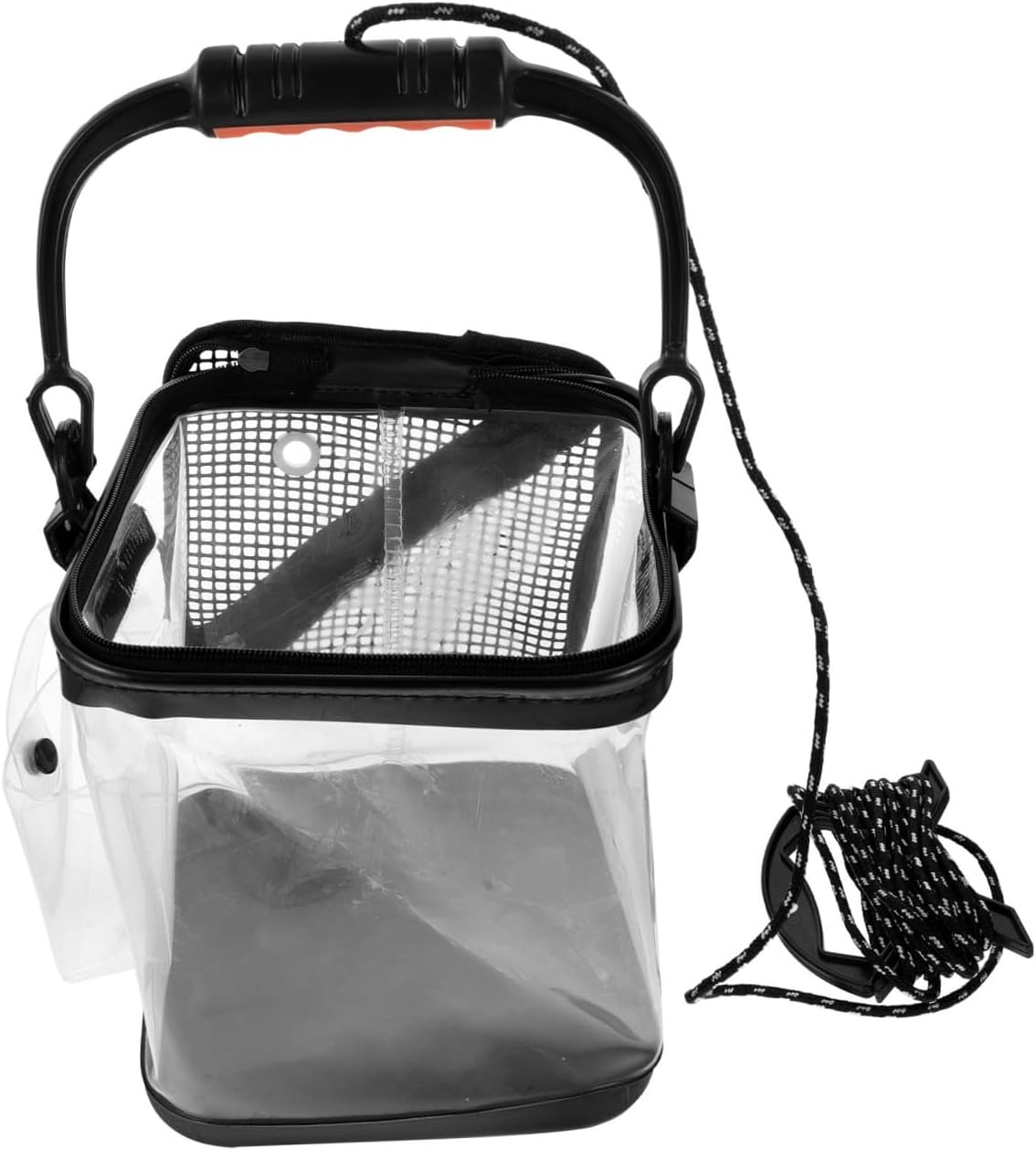 Foldable Fishing Bucket Multi-function Storage Barrel Comfortable Grip Handle