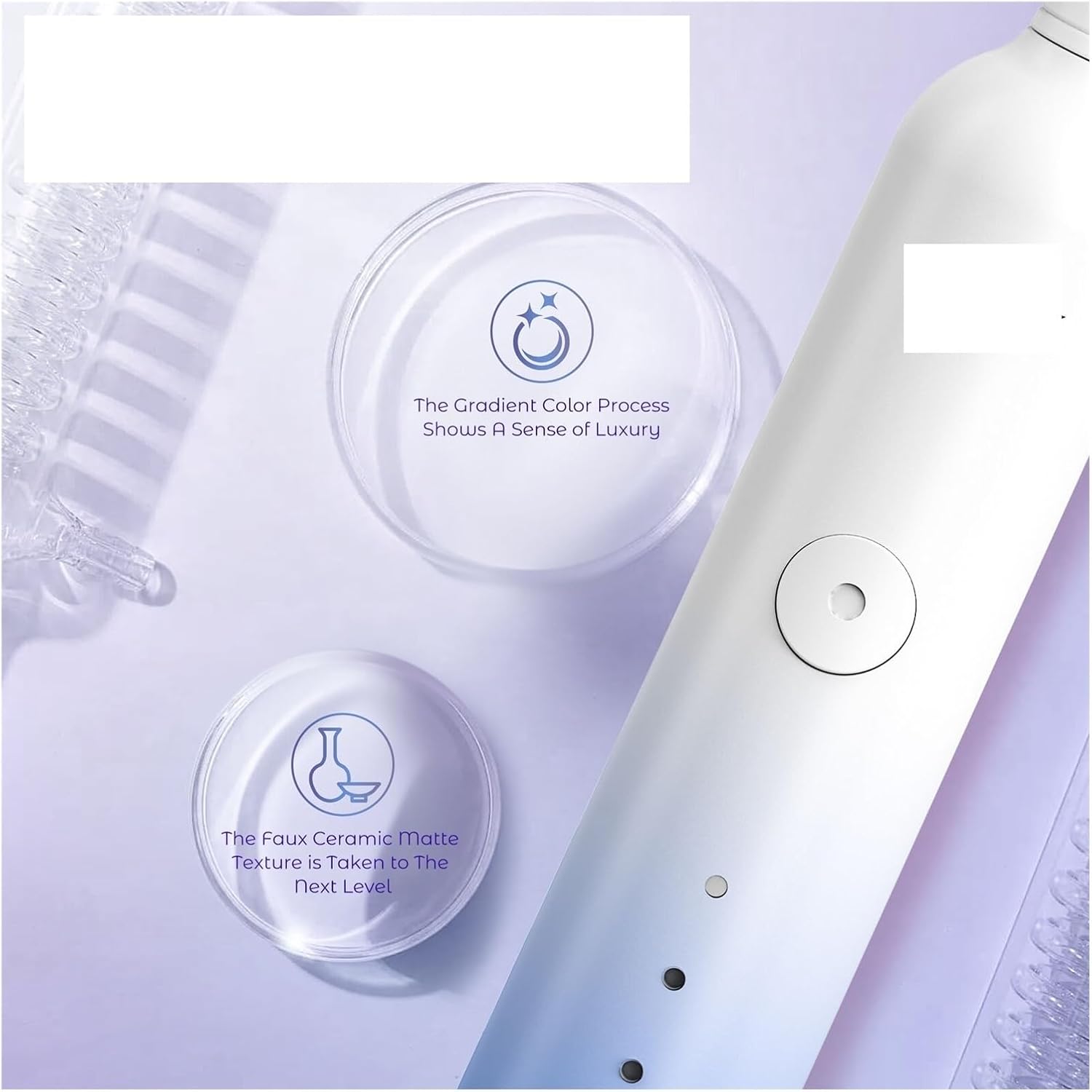 Fit for Electric Toothbrush with 8 Replacement Brush Heads, 5 Cleaning Modes, and Smart Timer for Ultimate Oral Care(4)