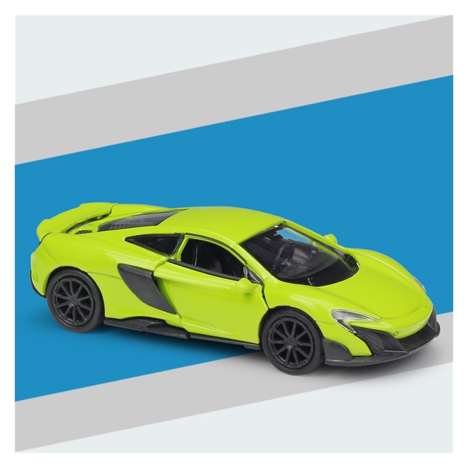 AUDSNI Die-Cast Diecast Car Model 1:36 For 675LT Car Alloy Die-casting Model Vehicles(Green)
