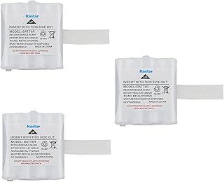 Kastar 3-Pack BATT6R Battery 4.8V 1000mAh Replacement for Midland CXT280, Midland XT24, XT25, XT26, XT27, XT29, Midland GTX635, GTX650, GTX661, ULBATT6R, COM-6R, COM6R, FRS-006-NH, FRS006NH