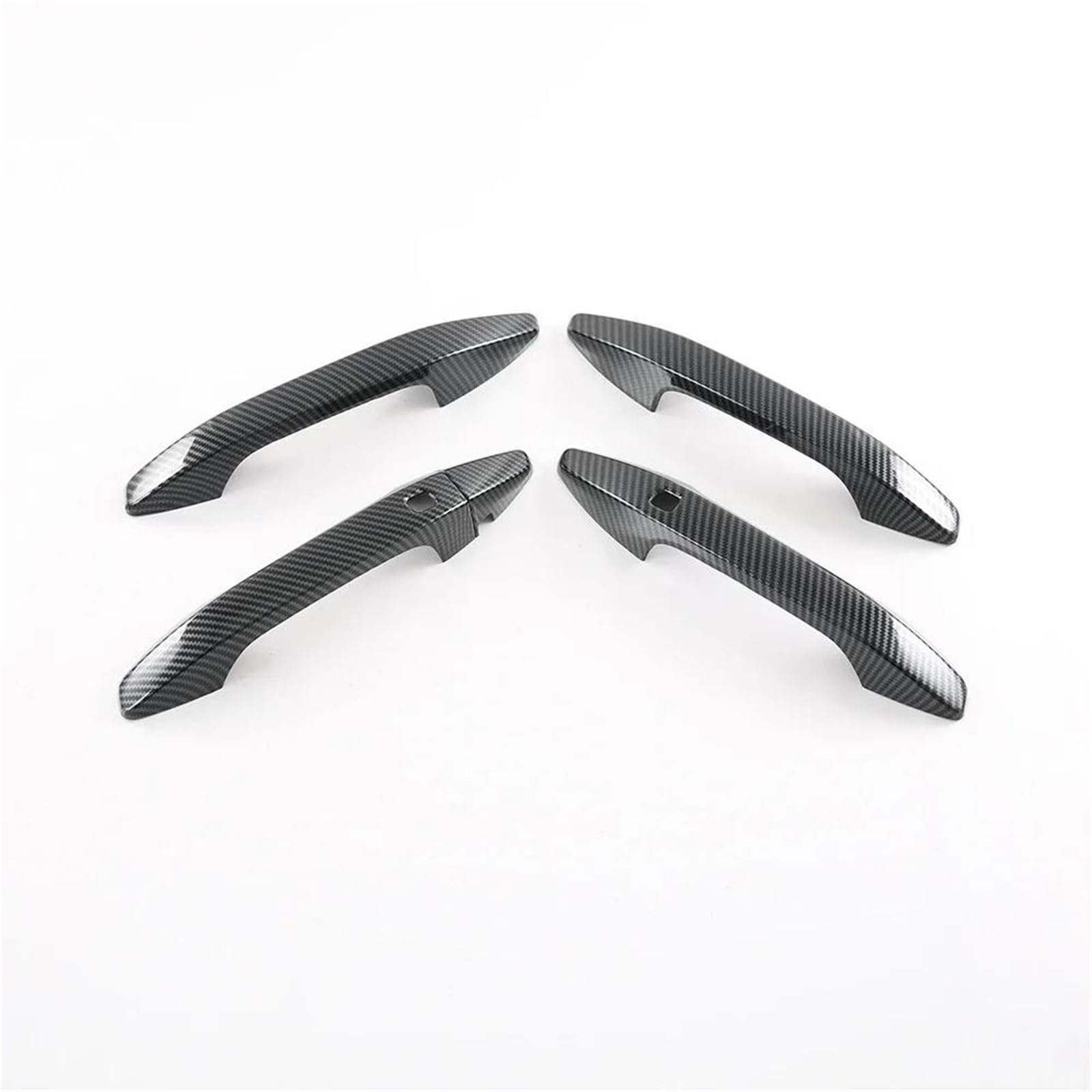 PIWINE Handle Sticker for Kia for Sportage for Hybrid for HEV PHEV NQ5 2022-2024 Carbon Fiber Car Door Handle Cover Trim Sticker Styling(Handle)
