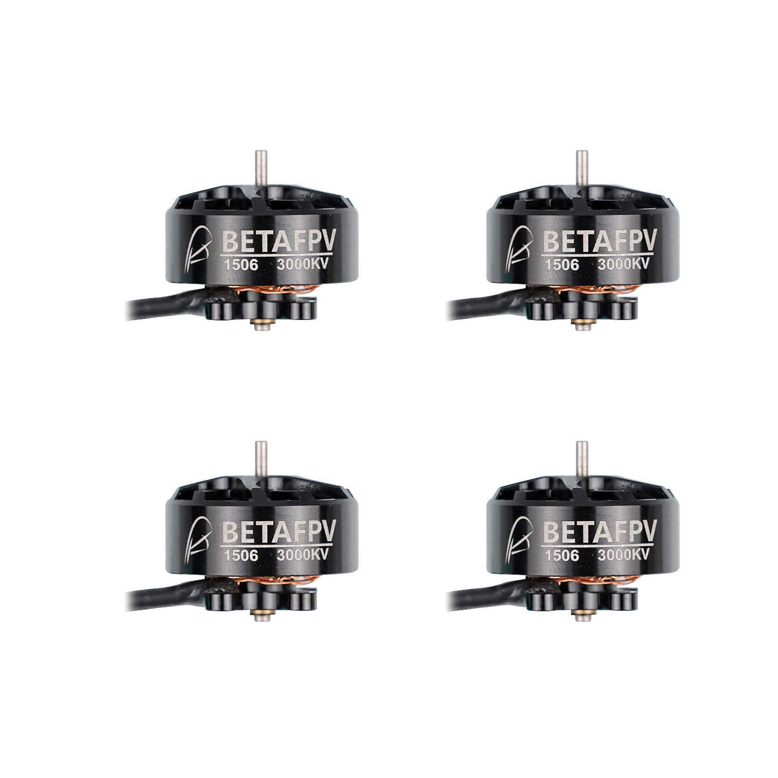 BETAFPV 4pcs 1506 3000KV Brushless Motor 4-6S FPV Motor for 20A Toothpick F4 AIO FC X-Knight 4'' Fra