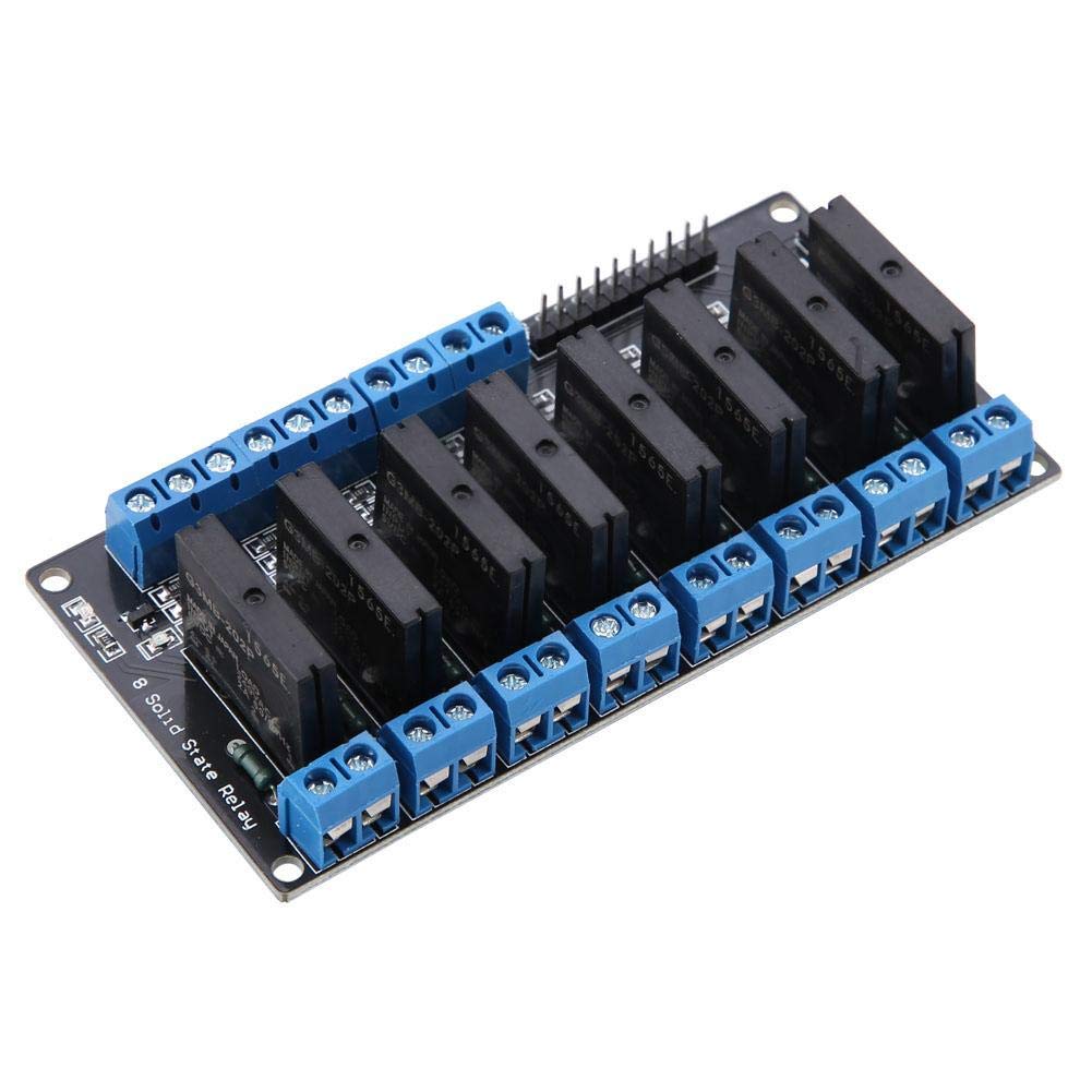 5V 8 Channel Solid State Relay Module High Level Trigger 2A Mini DIY Relay with for Industrial Controls