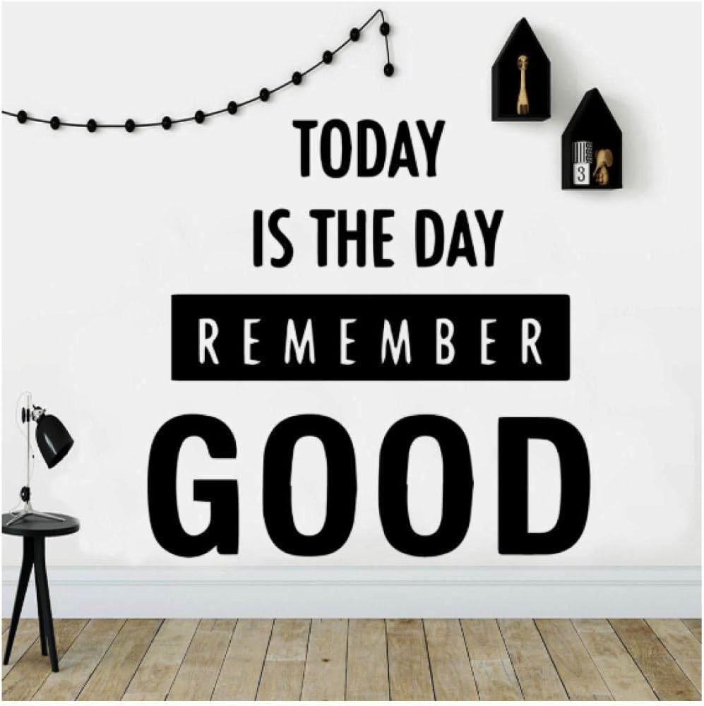 Kreatives Zitat Good Day Wandaufkleber Vinyl Dekor Für Wohnzimmer