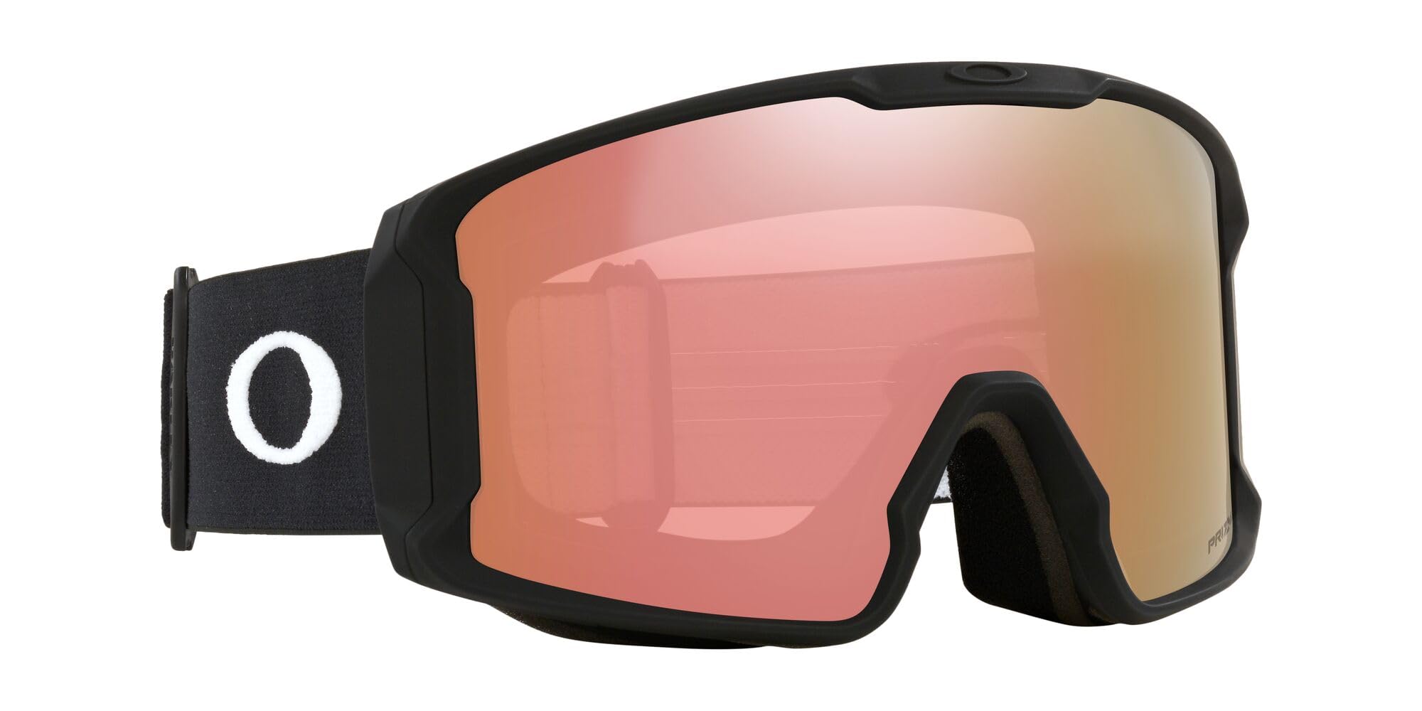 Oakley Line Miner L Matte Black prizm Snow Rose Gold Iridium Maschera