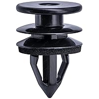 Vista 2 de Rexka Clip de retención para panel de moldura de puerta, 10 Uds. 11519032 para camionetas GM Chevy Buick GMC Hummer Nylon negro