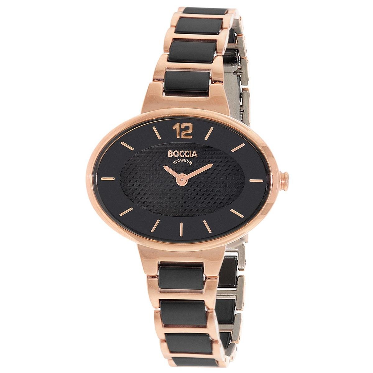 Boccia Damen-Armbanduhr Ceramic Analog Quarz Verschiedene Materialien 3261-06