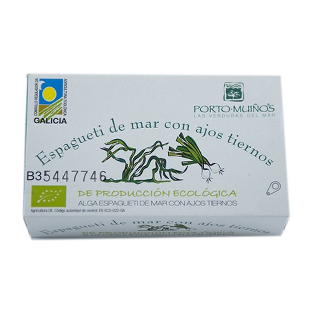 Porto Muiños Espagueti de Mar con Ajos Tiernos 125 gr