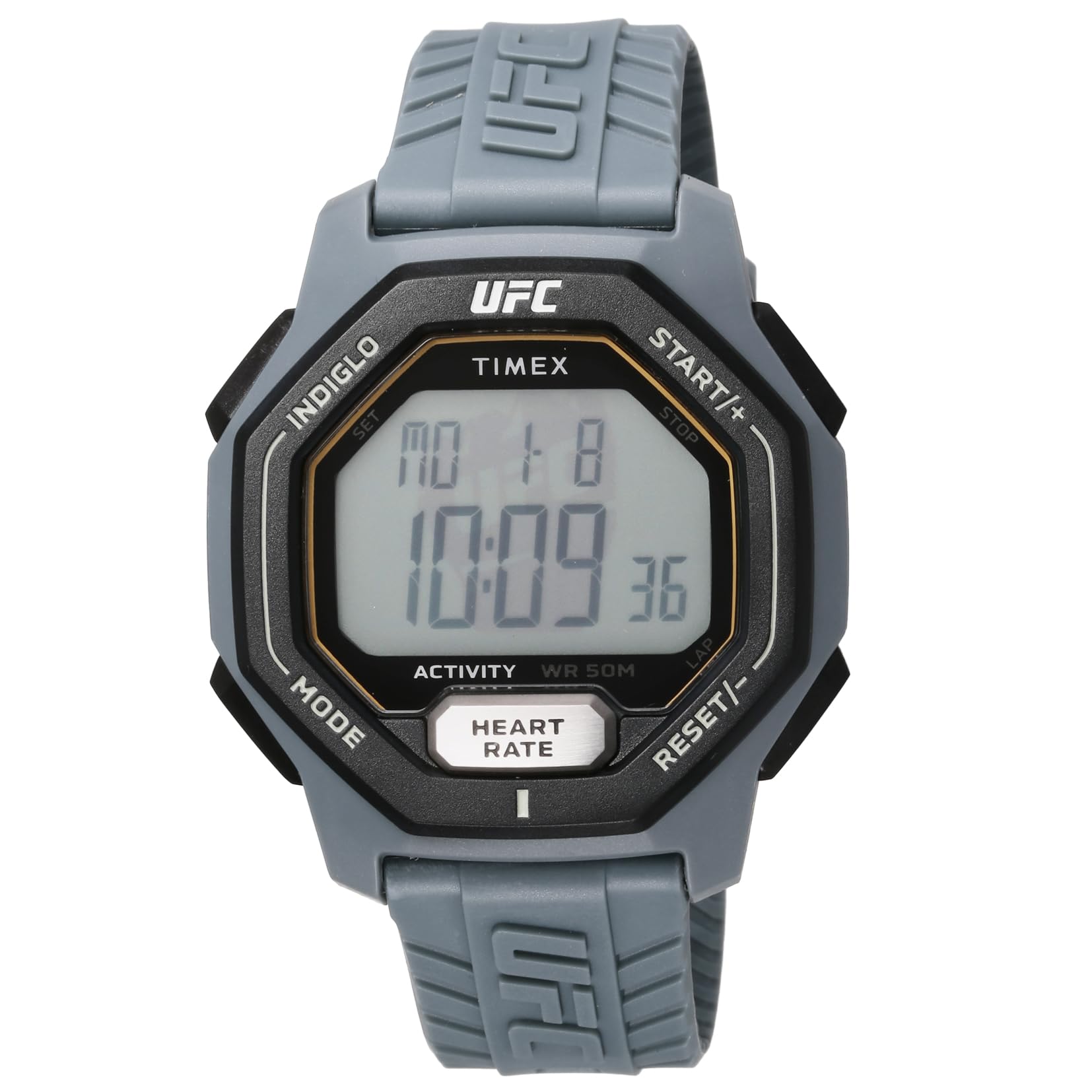 新品 タイメックス メンズ Timex UFC Men's 45mm Timex UFC Pro Automatic 45mm Silicone Strap Watch (Model