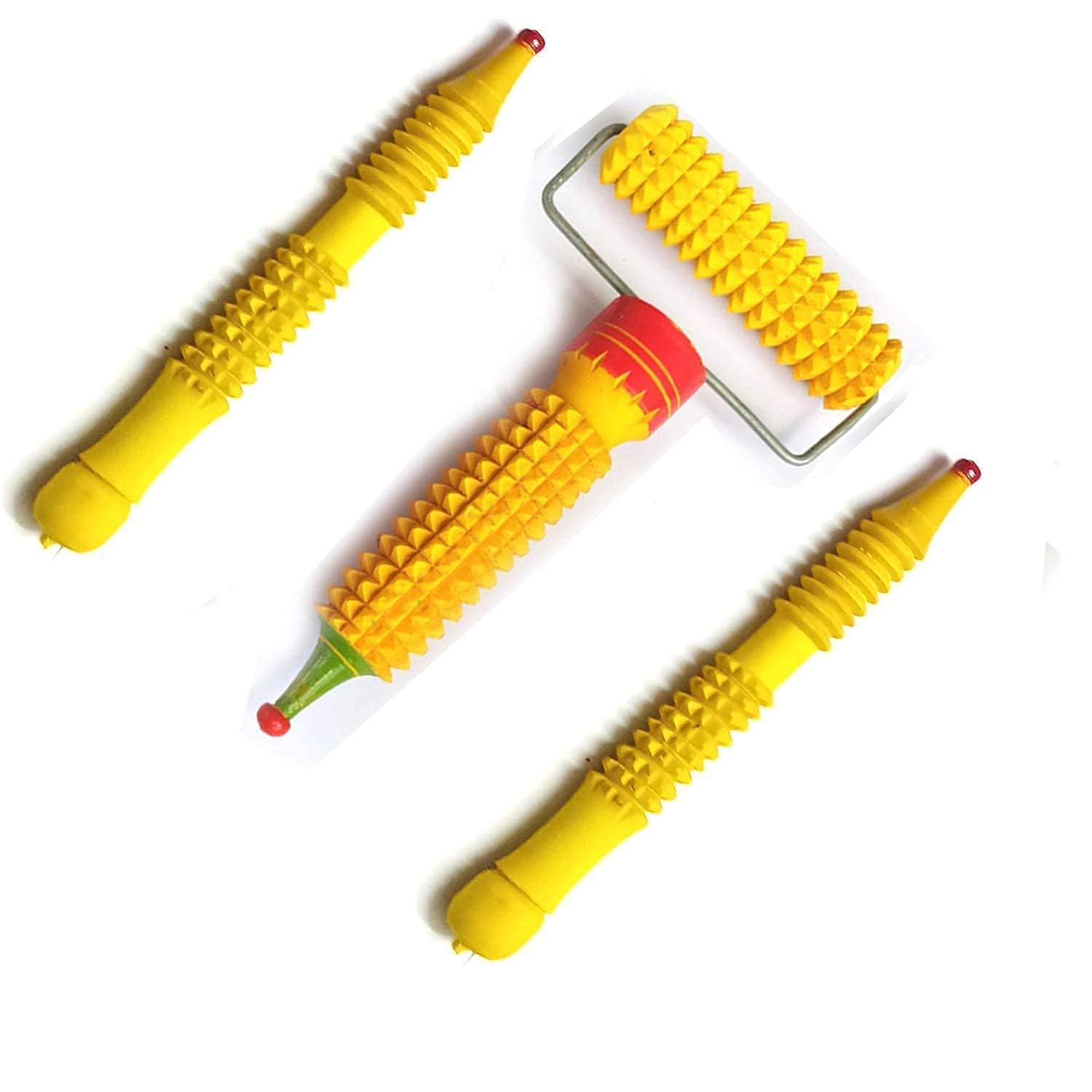 ACP ACUPRESSURE Wooden Foot And Hand Massager Roller Combo Kit With Acupressure Tools For Stress Relief, Pain Reduction, Blood Circulation Improvement, Relaxation Therapy, And Daily Health Care At Home Or Office 2