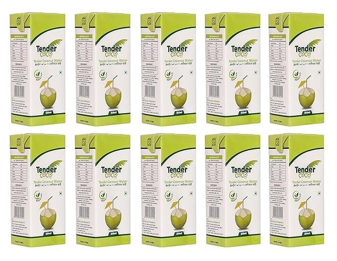 Tender COCO 100% Natural Tender Coconut Water, Tetra Pack 200ml (Pack of 20) (B0CPPXQTBR) Amazon Price History, Amazon Price Tracker