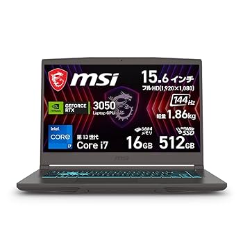 MSI ゲーミングノート　RTX3050Ti ram16/ssd512 Amazon.co.jp: 【第11世代CPU・RTX3050Ti搭載】MSIゲーミング