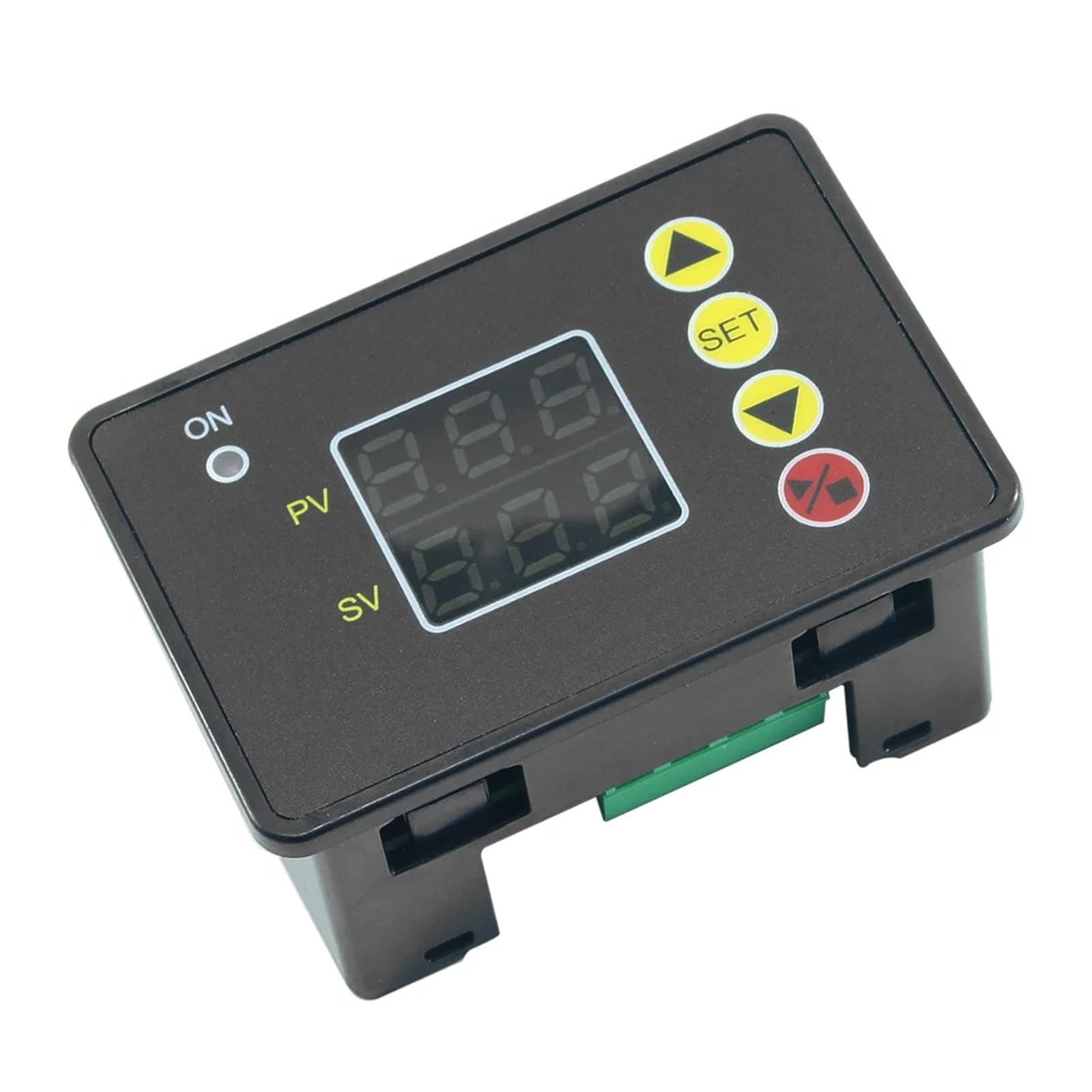 T2310 Contrôleur de temps numérique LED Compte à rebours Interrupteur marche/arrêt DC 12 V 24 V AC 110 V 220 V Module relais avec buzzer (DC 24 V)
