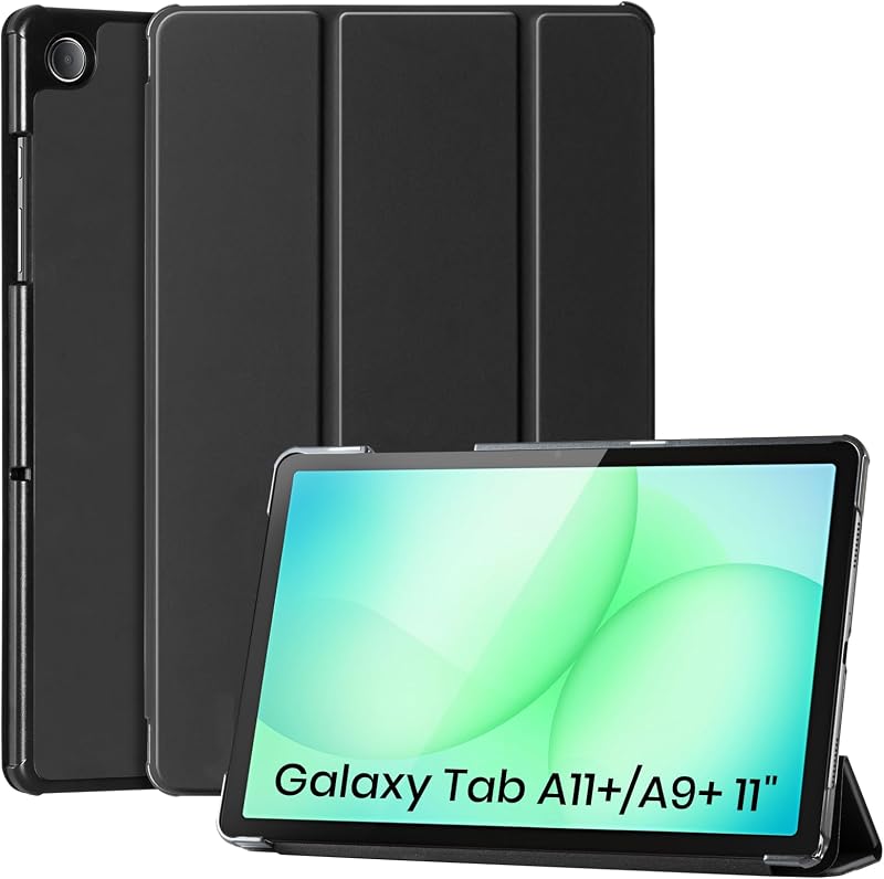 Husă CoBak pentru tabletă Samsung Galaxy Tab A11+ 2025 / A9+ 2023 de 11 inchi, carcasă de protecție neagră