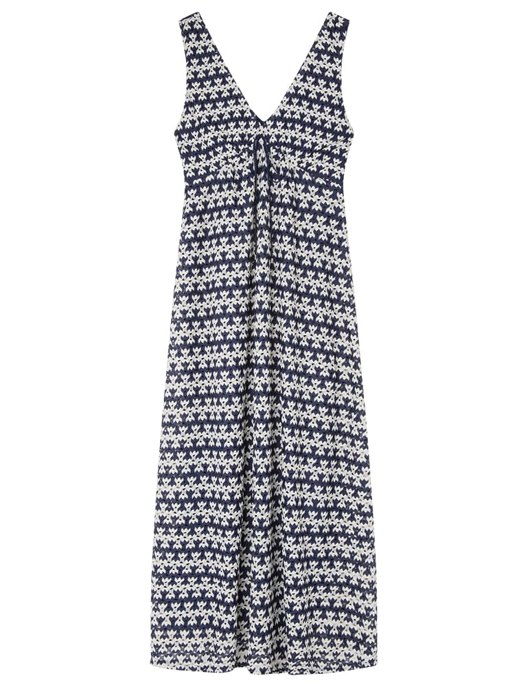 SPRINGFIELD Vestido Midi Estructura Bicolor Mujer